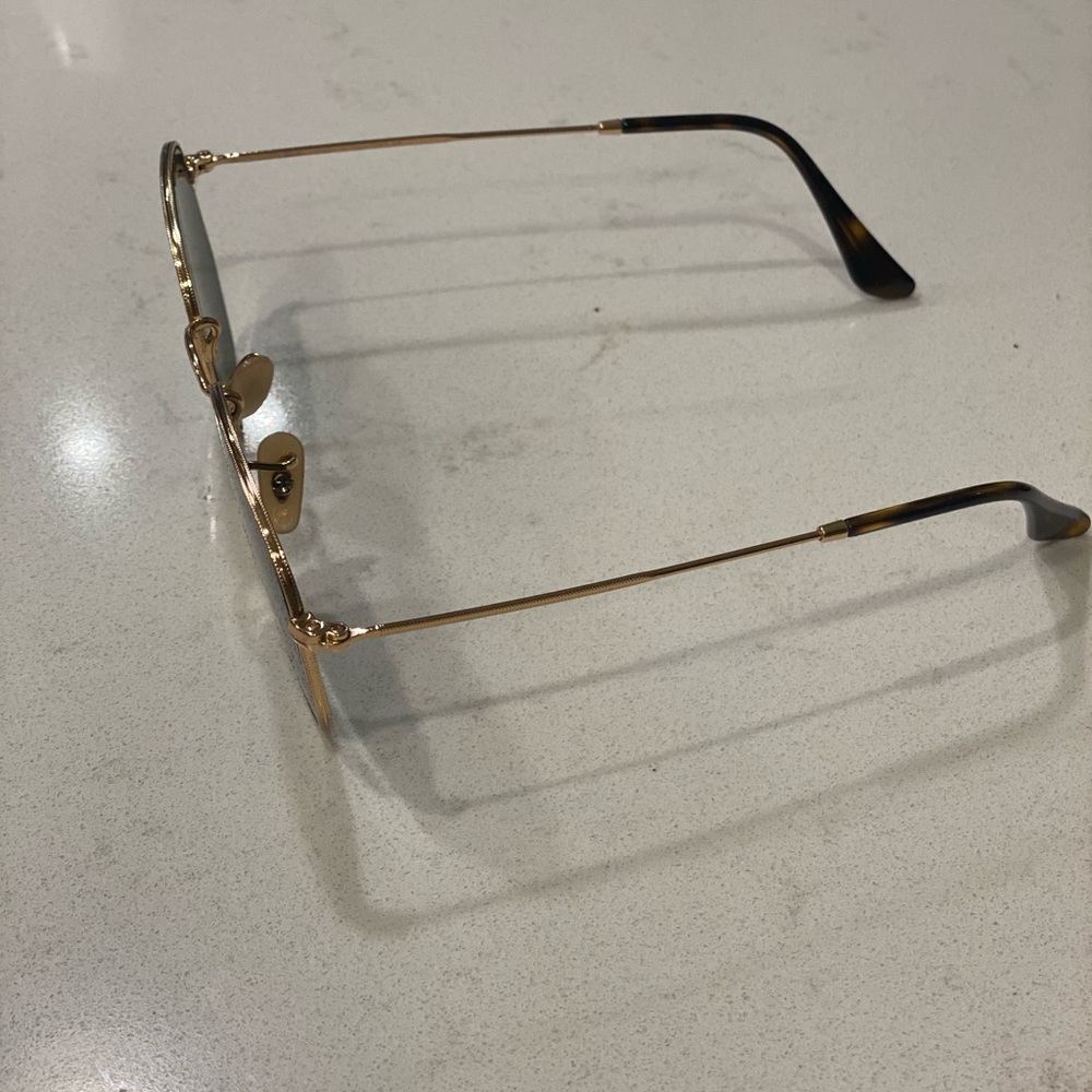 Rayban Hexagonal Flat Sunglasses - image 8